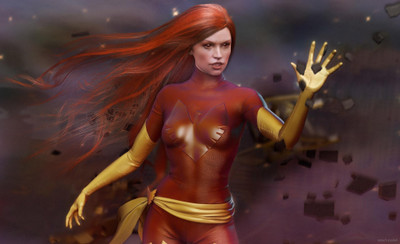 

Akhuratha Wall Poster artwork-Dark--Phoenix-X-Men-Jean-Grey-superheroines Paper Print(12 inch X 18 inch, Rolled)