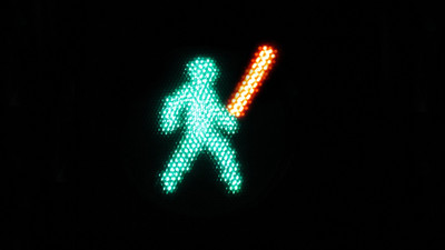 

Akhuratha Wall Poster Star-Wars-lightsaber-traffic-lights-Adobe-Photoshop-minimalism Paper Print(12 inch X 18 inch, Rolled)