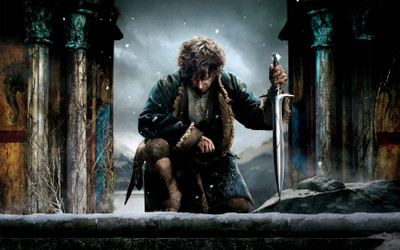 

Aabhaas Wall Poster-The-Hobbit-sword Paper Print(12 inch X 18 inch, Rolled)