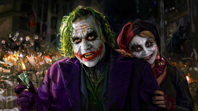 

Akhuratha Wall Poster movies-Joker-Harley-Quinn Paper Print(12 inch X 18 inch, Rolled)