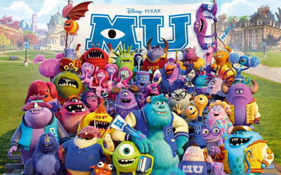 

Aabhaas Wall Poster -movies-Monsters-University-Disney-Pixar-Pixar-Animation-Studios-universities-Monsters-Inc. Paper Print(12 inch X 18 inch, Rolled)