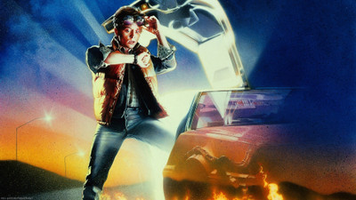 

Aabhaas Wall Poster -Back-to-the-Future-DeLorean-movies-time-travel Paper Print(12 inch X 18 inch, Rolled)
