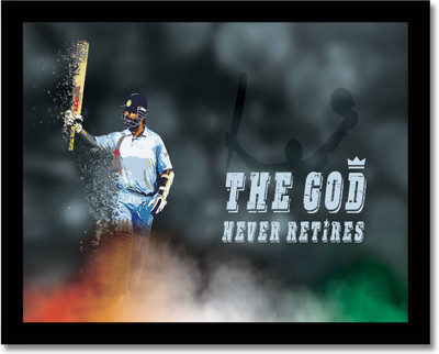 

Aabhaas Sachin Tendulkar Wall Poster Fine Art Print(12 inch X 18 inch, Rolled)