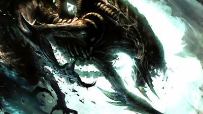 

Aabhaas Wall Poster -Xenomorph-aliens-Alien-movie-drawing Paper Print(12 inch X 18 inch, Rolled)