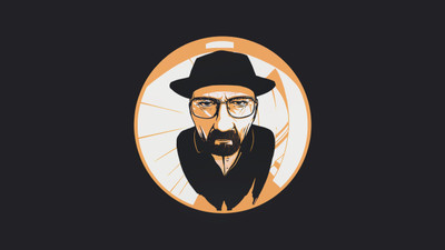 

Aabhaas Wall Poster-Breaking-Bad-Heisenberg-Walter-White-Bryan-Cranston-fisheye-lens Paper Print(12 inch X 18 inch, Rolled)