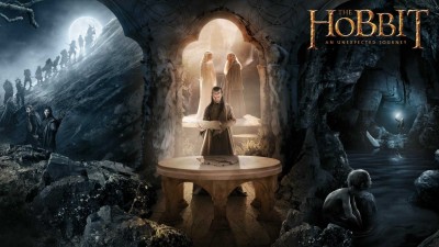 

Akhuratha Wall Poster The-Hobbit-An-Unexpected-Journey-movies-Gandalf-Galadriel-Gollum-dwarfs-Elrond Paper Print(12 inch X 18 inch, Rolled)