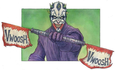 

Akhuratha Wall Poster /-Darth-Maul-Star-Wars-Joker Paper Print(12 inch X 18 inch, Rolled)
