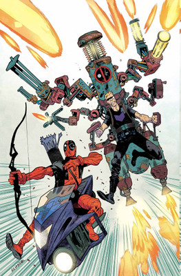 Akhuratha Wall Poster Deadpool-Hawkeye Paper Print(18 inch X 12 inch, Rolled)