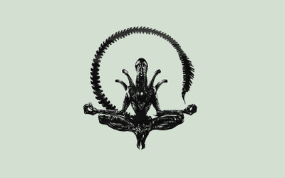

Akhuratha Wall Poster -minimalism-Alien-movie-Xenomorph-skull Paper Print(12 inch X 18 inch, Rolled)