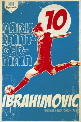 

Aabhaas Zlatan Ibrahimovic Wall Poster Fine Art Print(12 inch X 18 inch, Rolled)