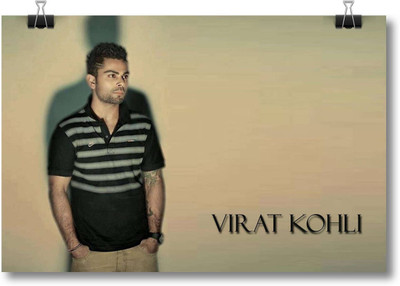 

Aabhaas Virat Kohli Wall Poster Fine Art Print(12 inch X 18 inch, Rolled)