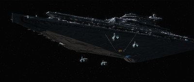 

Aabhaas Wall Poster Star-Wars-Star-Destroyer-science-fiction-Star-Wars-Episode-VII---The-Force-Awakens Paper Print(12 inch X 18 inch, Rolled)