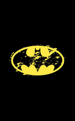

Akhuratha Wall Poster Batman-Batman-logo-simple-background-portrait-display Paper Print(12 inch X 18 inch, Rolled)