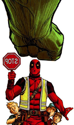 

Aabhaas Wall Poster Merc-with-a-mouth-Deadpool Paper Print(12 inch X 18 inch, Rolled)