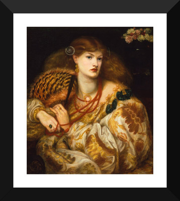 

Monna Vanna - "Top 10 Gabriel Rossetti Paintings" Collection -Romanticism, Modern Art - Premium Quality Framed Poster (12 x 17 inches) For Home And Office Décor Paper Print(17 inch X 12 inch)