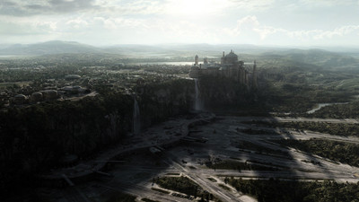 

Akhuratha Wall Poster /-Theed-Star-Wars-Naboo-Spaceport Paper Print(12 inch X 18 inch, Rolled)