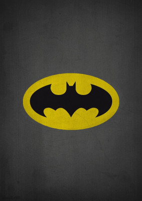 

Aabhaas Wall Poster Batman-logo Paper Print(18 inch X 12 inch, Rolled)