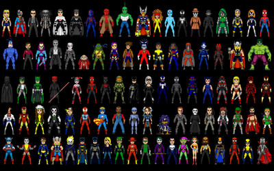 

Akhuratha Wall Poster Batman-Superman-Deadpool-Spider-Man-Wolverine-Harley-Quinn-Darth-Maul-Green-Lantern-Iron-Man-Venom-Boba-Fett-Captain-America-DC-Comics-The-Tick-Dr.-Doom-Rorschach Paper Print(12 inch X 18 inch, Rolled)