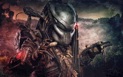 

Aabhaas Wall Poster -Alien-vs.-Predator-Predator-movie Paper Print(12 inch X 18 inch, Rolled)