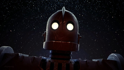 

Akhuratha Wall Poster The-Iron-Giant-stars-lights-movies Paper Print(12 inch X 18 inch, Rolled)