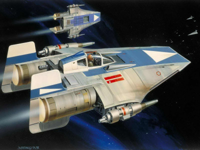 

Aabhaas Wall Poster Star-Wars-A-Wing Paper Print(12 inch X 18 inch, Rolled)