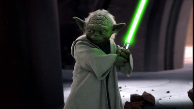 

Aabhaas Wall Poster /-Star-Wars-Yoda Paper Print(12 inch X 18 inch, Rolled)