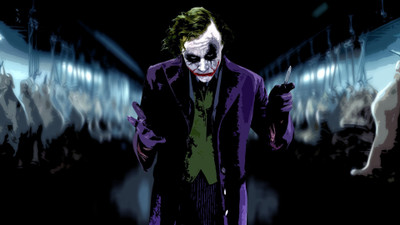 

Akhuratha Wall Poster movies-Batman-The-Dark-Knight-Joker-MessenjahMatt Paper Print(12 inch X 18 inch, Rolled)
