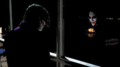 

Akhuratha Wall Poster movies-Batman-anime-Joker-The-Dark-Knight-MessenjahMatt Paper Print(12 inch X 18 inch, Rolled)
