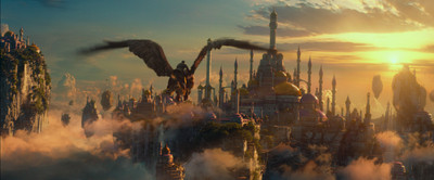 

Aabhaas Wall Poster arcraft-movie-warcraft-wow-movie-movie-griffin-alliance-fly Paper Print(12 inch X 18 inch, Rolled)