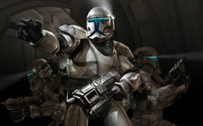 

Akhuratha Wall Poster Star-Wars-clone-trooper-video-games-Star-Wars-Republic-Commando Paper Print(12 inch X 18 inch, Rolled)