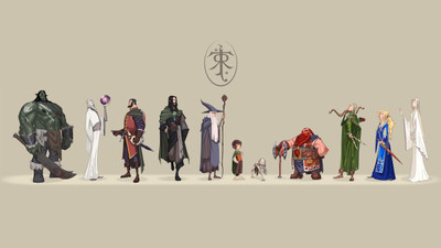 

Akhuratha Wall Poster The-Lord-of-the-Rings-J.-R.-R.-Tolkien-Frodo-Baggins-Gollum-Gimli-Aragorn-Saruman-Legolas-artwork-Boromir-Galadriel Paper Print(12 inch X 18 inch, Rolled)