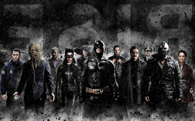 

Akhuratha Wall Poster Batman-Bane-Catwoman-Scarecrow-character Paper Print(12 inch X 18 inch, Rolled)