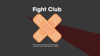 

Aabhaas Wall Poster -movies-Fight-Club-artwork Paper Print(12 inch X 18 inch, Rolled)
