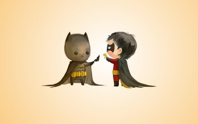 

Akhuratha Wall Poster Batman-Robin-character Paper Print(12 inch X 18 inch, Rolled)