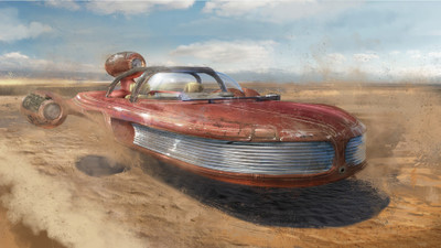 

Akhuratha Wall Poster landspeeder-Star-Wars-Tysen-Johnson-vehicle Paper Print(12 inch X 18 inch, Rolled)