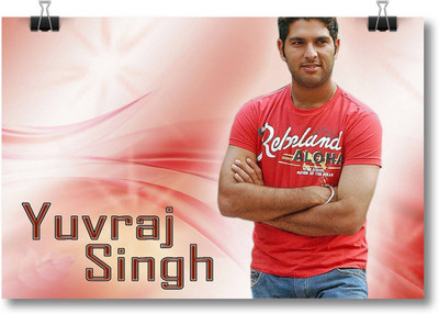 

Aabhaas Yuvraj SIngh Wall Poster Fine Art Print(12 inch X 18 inch, Rolled)