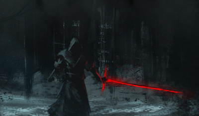 

Aabhaas Wall Poster /-Star-Wars-Episode-VII---The-Force-Awakens-Tsaber-red-artwork-Skyrace-sword Paper Print(12 inch X 18 inch, Rolled)