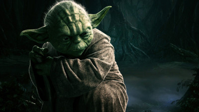 

Aabhaas Wall Poster Star-Wars-Jedi-Yoda Paper Print(12 inch X 18 inch, Rolled)