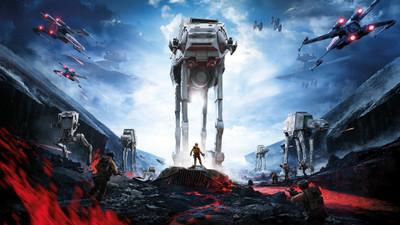 

Aabhaas Wall Poster Star-Wars-Star-Wars-Battlefront-video-games-battlefields-science-fiction Paper Print(12 inch X 18 inch, Rolled)