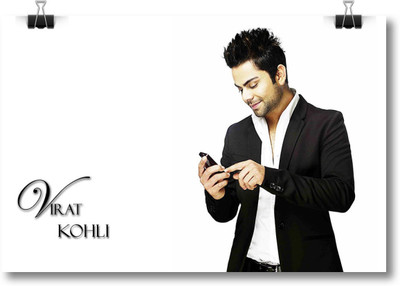 

Aabhaas Virat Kohli Wall Poster Fine Art Print(12 inch X 18 inch, Rolled)