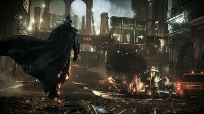 

Aabhaas Wall Poster Batman-Batman-Arkham-Knight Paper Print(12 inch X 18 inch, Rolled)