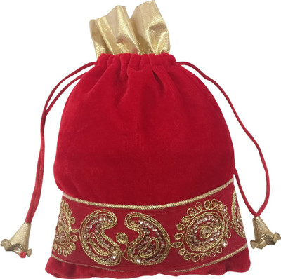 

Angelfish AELKMB0810B Potli(Red)