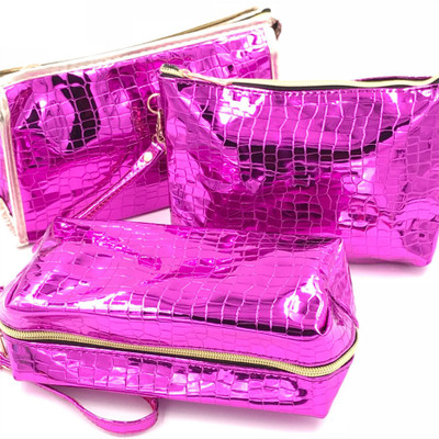 

KIDOZ KINGDOM METALLIC CO LOURED POUCH 3 PIECES SET- PINK Pouch(Pink)