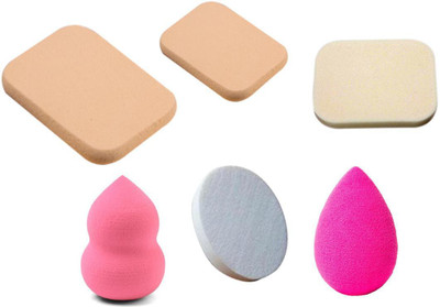 

pari collection Beauty Blender Powder concealer Foundation Pack of 6 Pcs