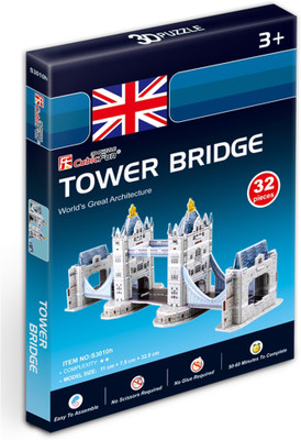 

kidoz kingdom TOWER BRIDGE 3D PUZZLE(32 Pieces)