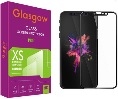 Glasgow Tempered Glass Guard for Apple iPhone X(Pack of 1)