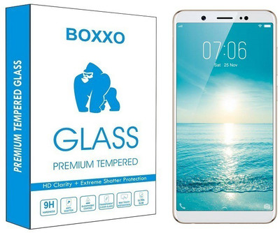 Boxxo Tempered Glass Guard for VIVO V7 Plus(Pack of 1)
