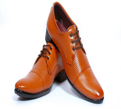 

GOVINDSHREE Synthetic Lace Up For Men(Tan