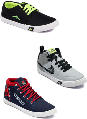 

Asian Men's Combo pack of 3 Casuals For Men(Multicolor