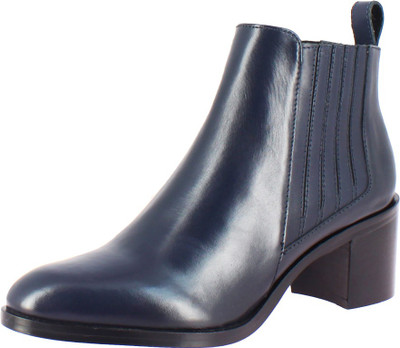 

Saint G Womens Leather Ankle Boots For Women(Navy